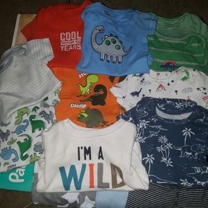 Lot of baby boy clothes